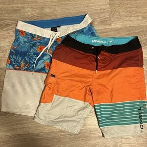 men’s board shorts - size 32 waist